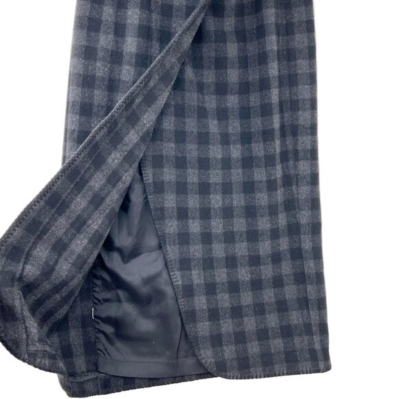 Vintage Studio Holt Renfrew Wrap Wool Cashmere Midi Skirt - Picture 3 of 7